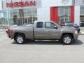 2011 Mocha Steel Metallic Chevrolet Silverado 1500 LT Extended Cab 4x4  photo #11