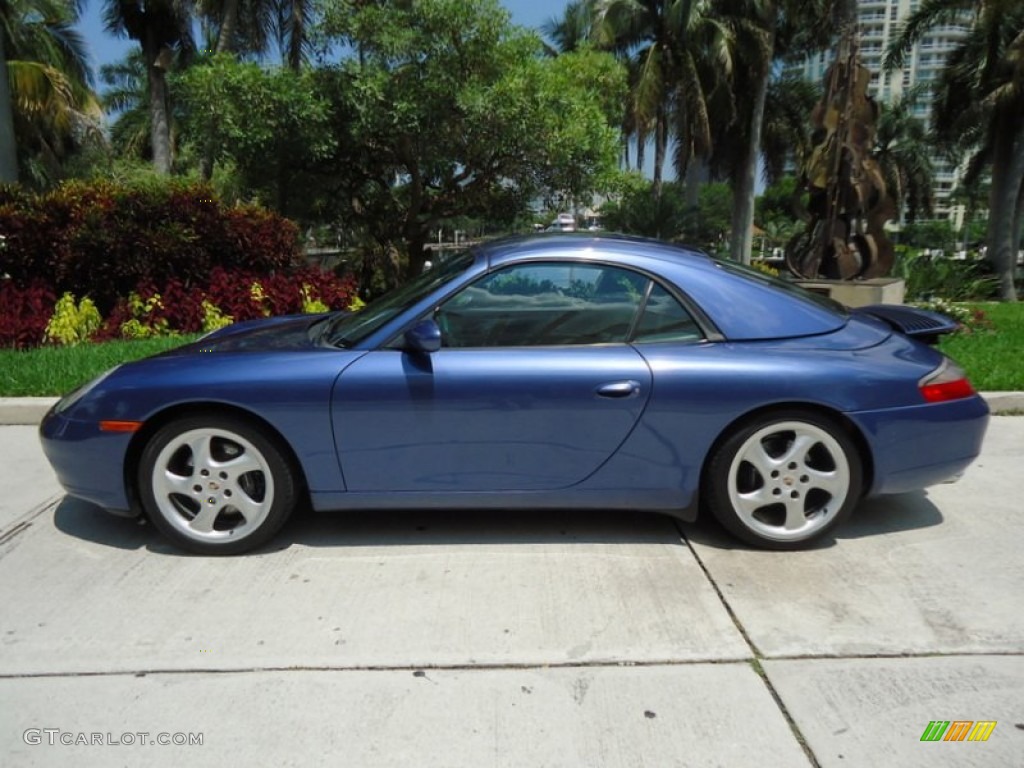 1999 911 Carrera Cabriolet - Zenith Blue Metallic / Graphite Grey photo #51