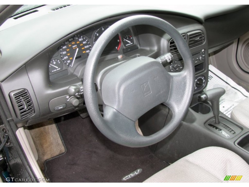 Gray Interior 2002 Saturn S Series SC1 Coupe Photo #66723185