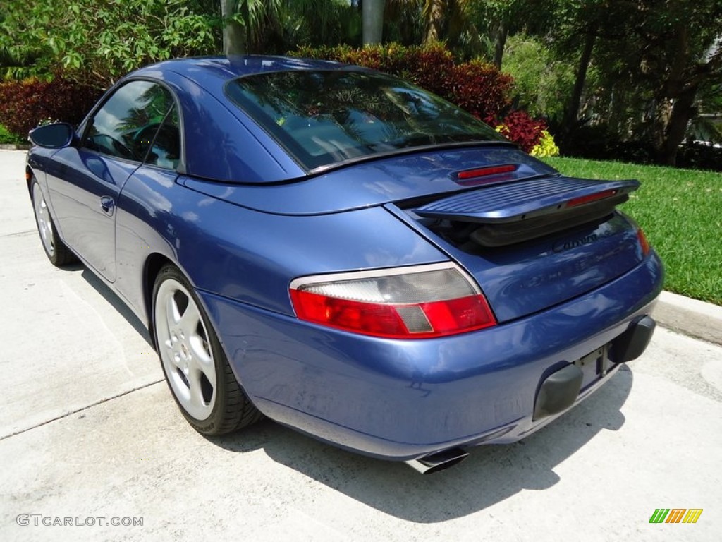 1999 911 Carrera Cabriolet - Zenith Blue Metallic / Graphite Grey photo #57