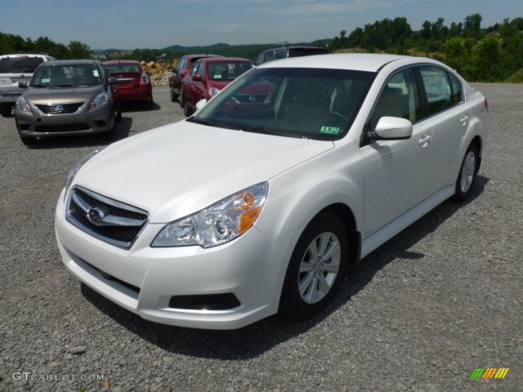 Satin White Pearl 2012 Subaru Legacy 2.5i Premium Exterior Photo #66724145