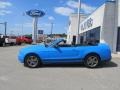 2012 Grabber Blue Ford Mustang V6 Premium Convertible  photo #3