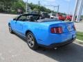 2012 Grabber Blue Ford Mustang V6 Premium Convertible  photo #4