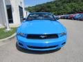 2012 Grabber Blue Ford Mustang V6 Premium Convertible  photo #7