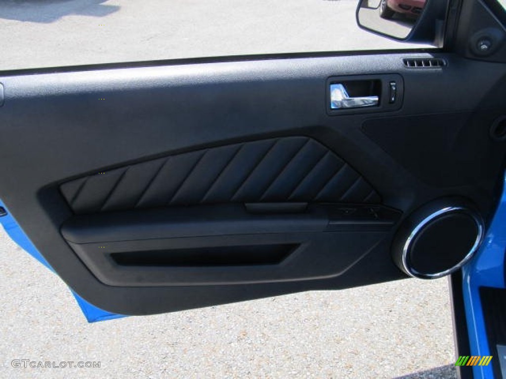 2012 Mustang V6 Premium Convertible - Grabber Blue / Charcoal Black photo #8