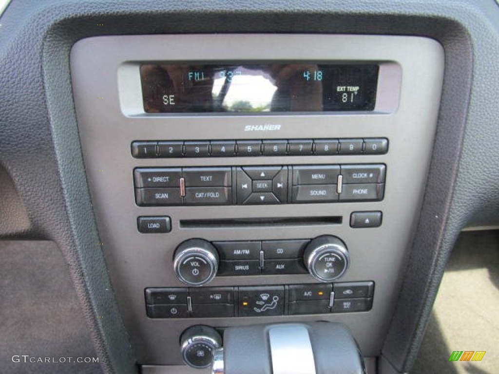 2012 Ford Mustang V6 Premium Convertible Controls Photo #66724676