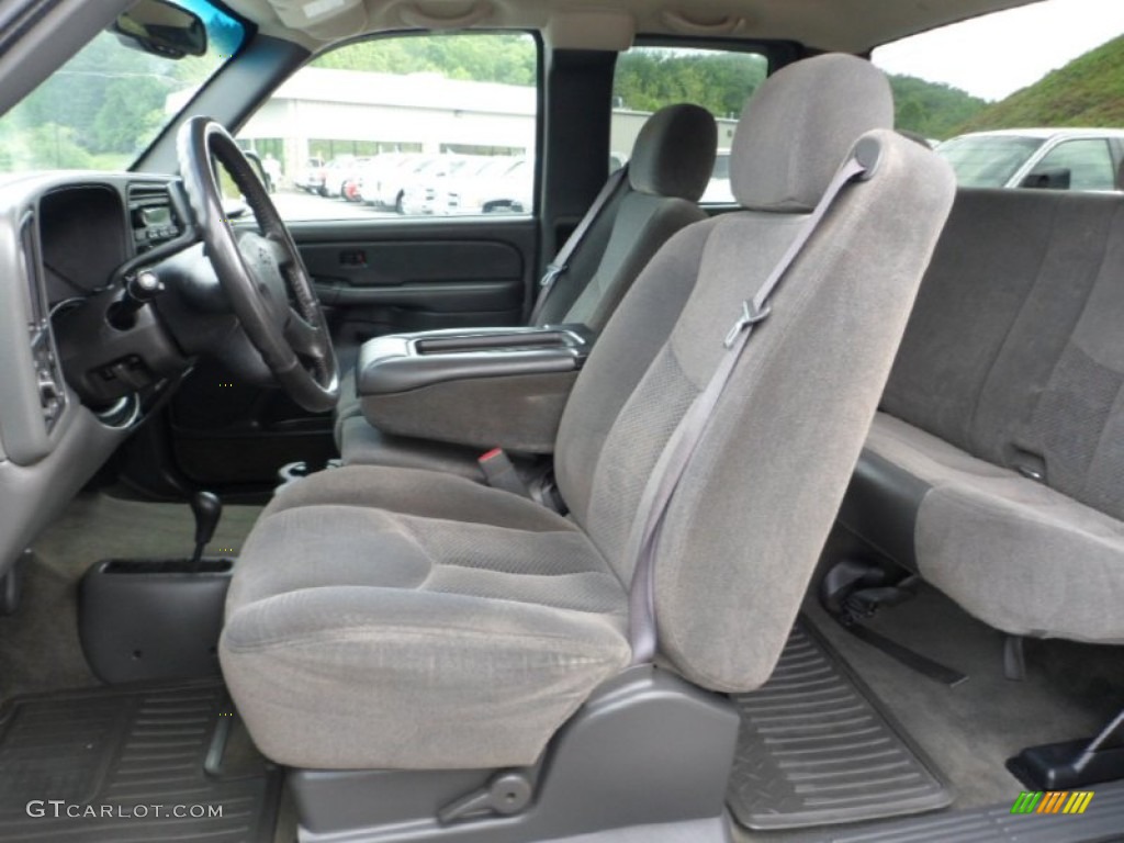 Dark Charcoal Interior 2005 Chevrolet Silverado 1500 LS Extended Cab 4x4 Photo #66725570