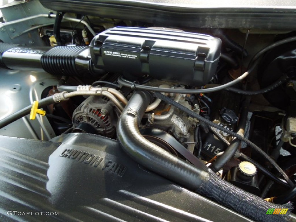 1997 Dodge Ram 1500 Laramie SLT Regular Cab 4x4 5.9 Liter OHV 16-Valve V8 Engine Photo #66727670