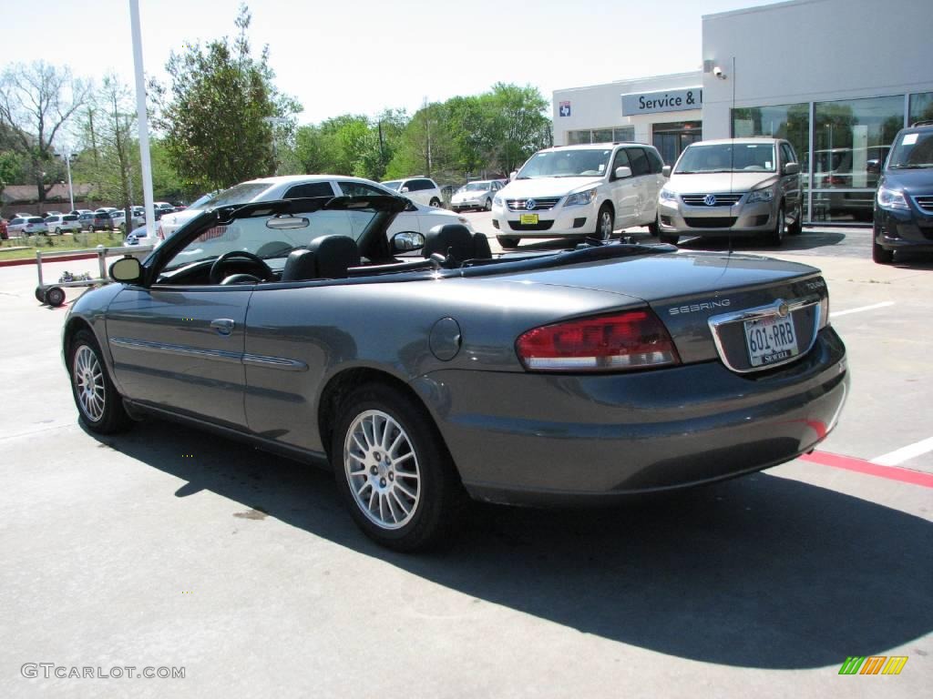 2005 Sebring Touring Convertible - Graphite Metallic / Dark Slate Gray photo #3