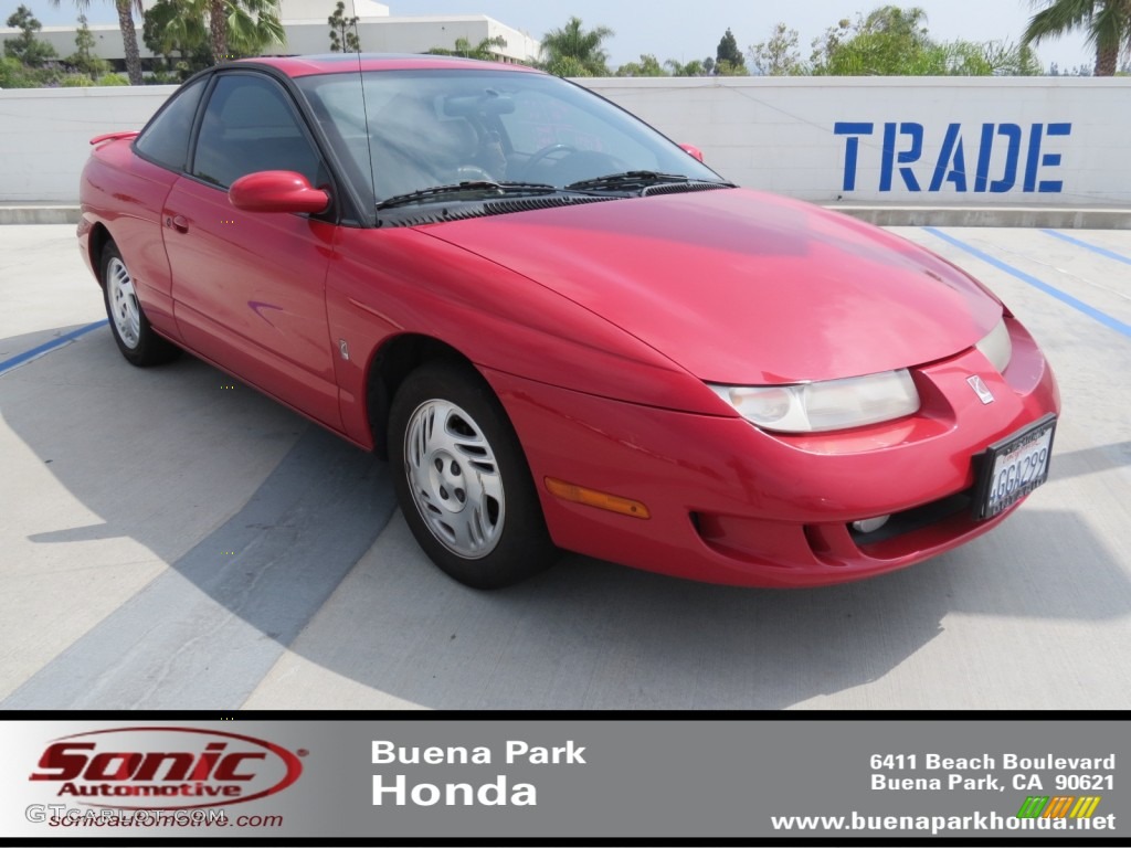 1999 S Series SC2 Coupe - Medium Red / Black photo #1