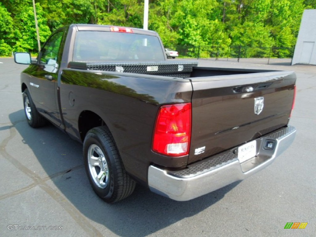 2011 Ram 1500 ST Regular Cab - Rugged Brown Pearl / Dark Slate Gray/Medium Graystone photo #6