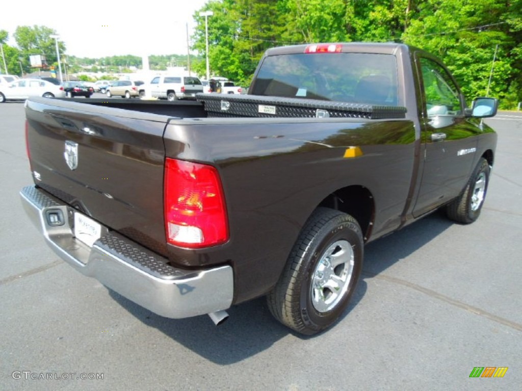 2011 Ram 1500 ST Regular Cab - Rugged Brown Pearl / Dark Slate Gray/Medium Graystone photo #7
