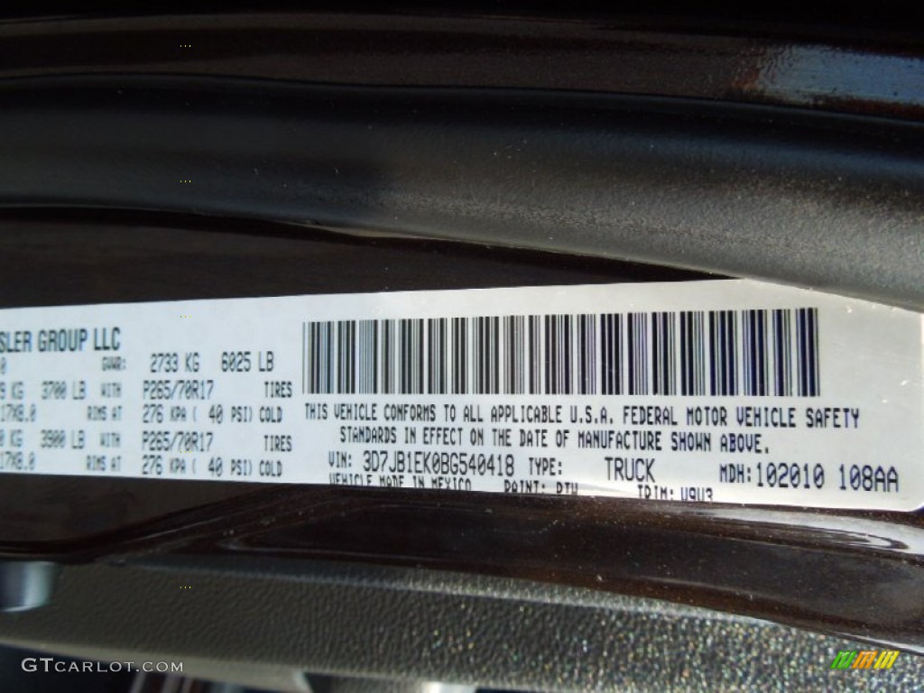 2011 Ram 1500 ST Regular Cab - Rugged Brown Pearl / Dark Slate Gray/Medium Graystone photo #9