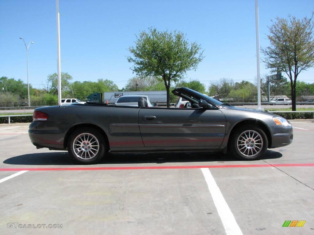 2005 Sebring Touring Convertible - Graphite Metallic / Dark Slate Gray photo #6