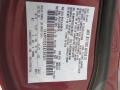 FX: Merlot Pearl Clearcoat 2005 Ford Taurus SE Color Code