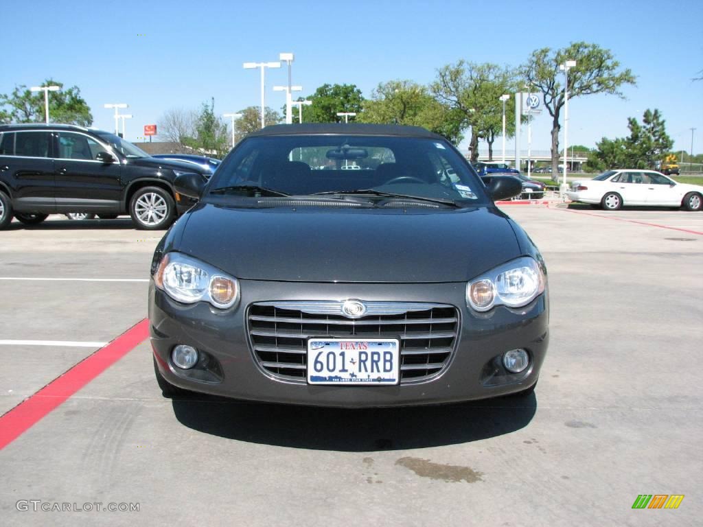 2005 Sebring Touring Convertible - Graphite Metallic / Dark Slate Gray photo #8