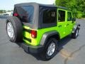 2012 Gecko Green Jeep Wrangler Unlimited Sport S 4x4  photo #6