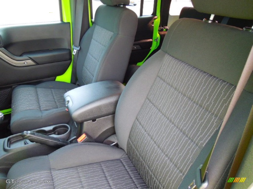 2012 Wrangler Unlimited Sport S 4x4 - Gecko Green / Black photo #9