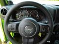 Black 2012 Jeep Wrangler Unlimited Sport S 4x4 Steering Wheel
