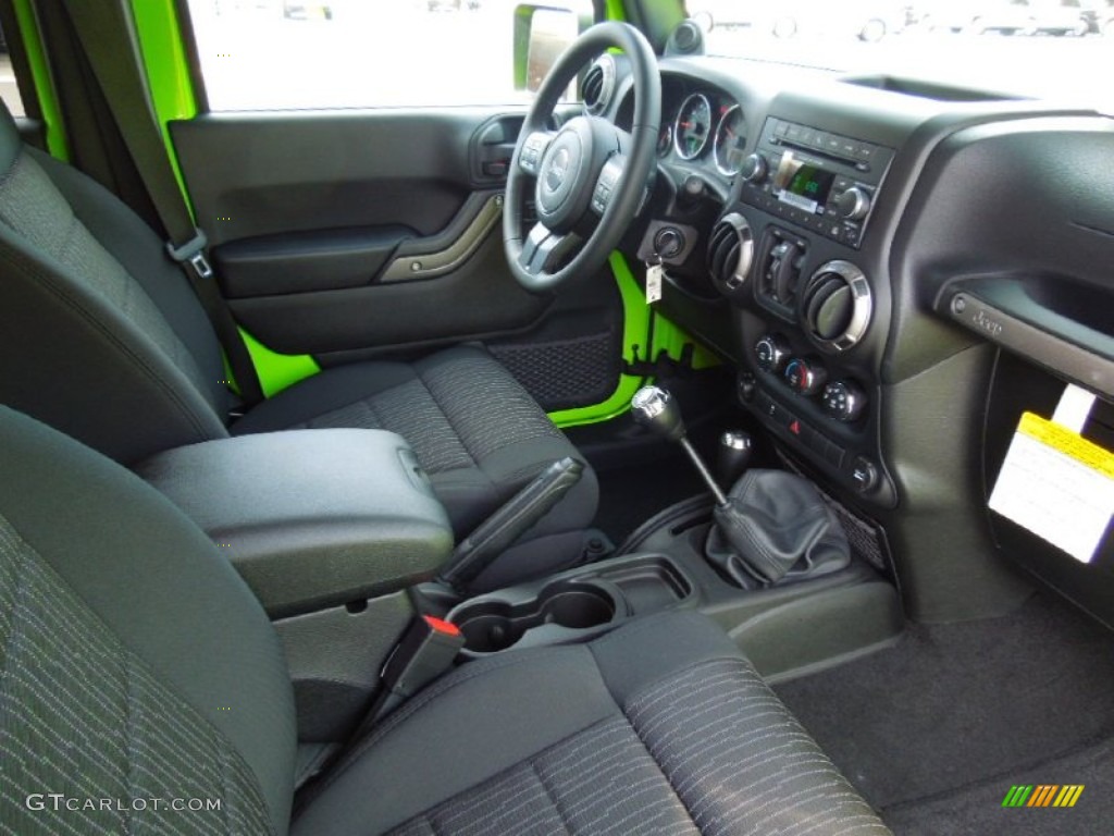 2012 Wrangler Unlimited Sport S 4x4 - Gecko Green / Black photo #22