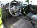 Black 2012 Jeep Wrangler Unlimited Sport S 4x4 Interior Color