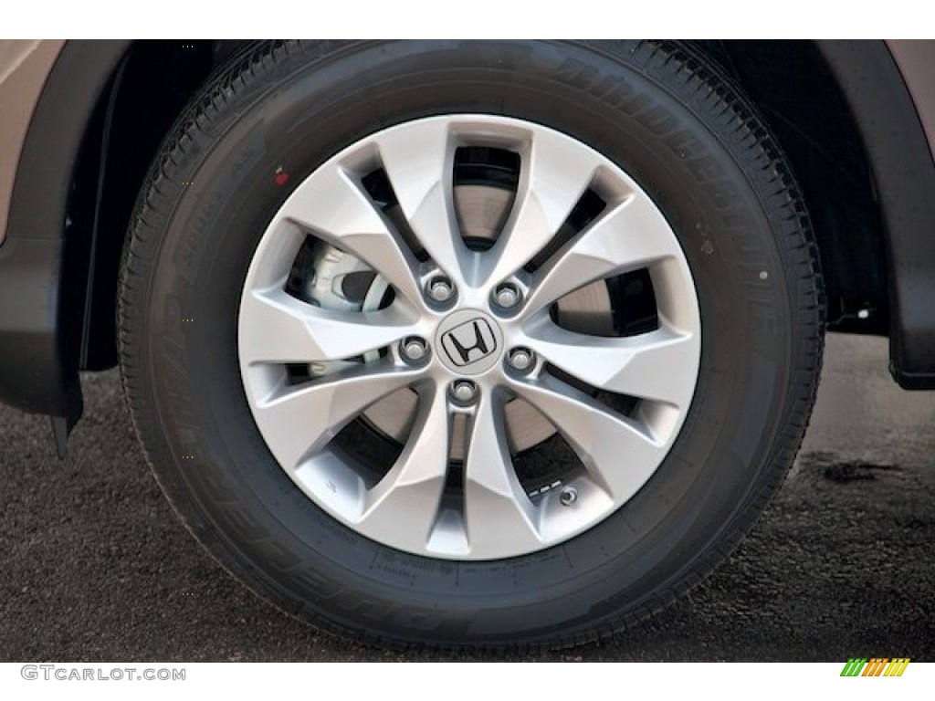 2012 CR-V EX 4WD - Urban Titanium Metallic / Black photo #7