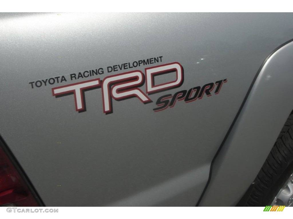 2009 Tacoma V6 TRD Sport Double Cab 4x4 - Silver Streak Mica / Graphite Gray photo #10