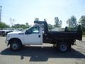 Oxford White - F350 Super Duty XL Regular Cab 4x4 Dump Truck Photo No. 2