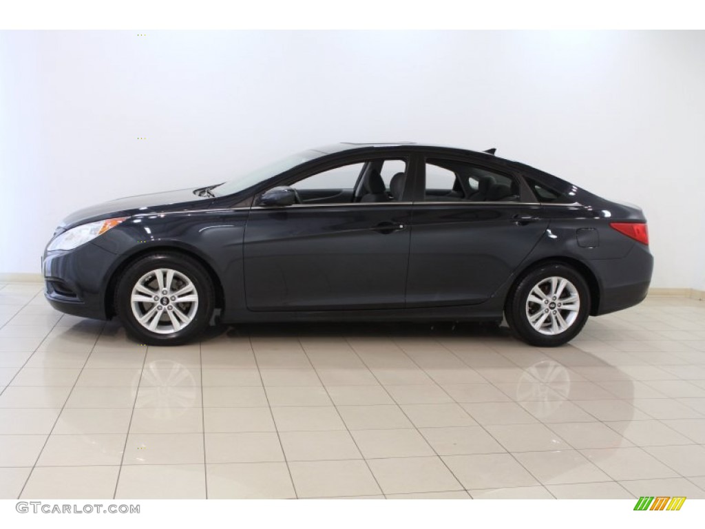 2011 Sonata GLS - Pacific Blue Pearl / Gray photo #4