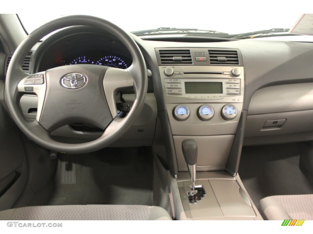 2010 Toyota Camry LE Ash Gray Dashboard Photo #66729464