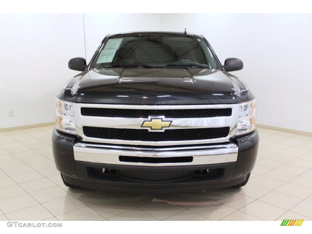 2009 Silverado 1500 Regular Cab - Black / Dark Titanium photo #2