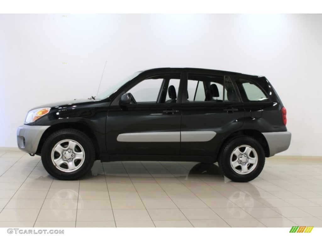 2005 RAV4  - Black / Dark Charcoal photo #4