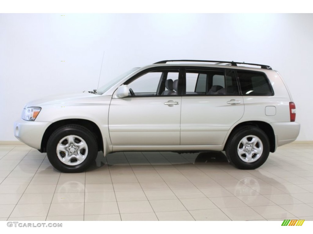 Millenium Silver Metallic 2004 Toyota Highlander 4WD Exterior Photo #66730181