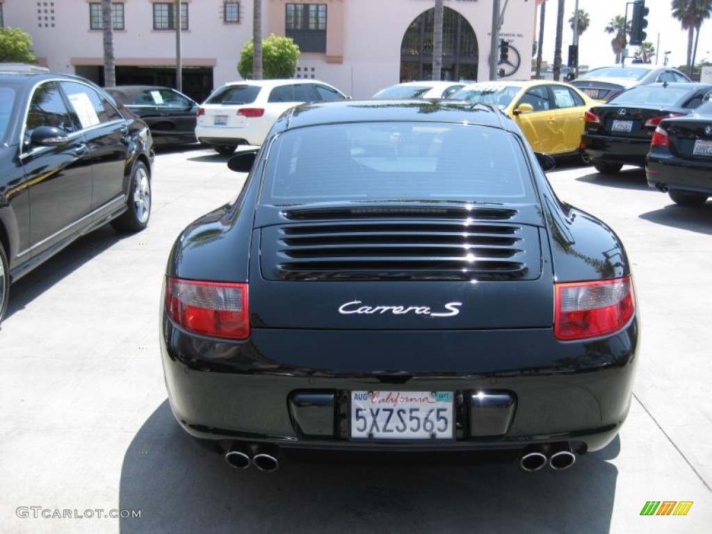 2005 911 Carrera S Coupe - Black / Stone Grey photo #3