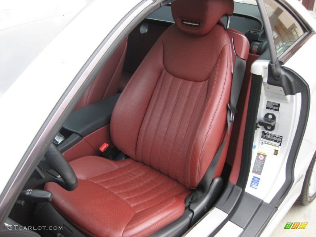 Red Interior 2009 Mercedes-Benz SL 550 Silver Arrow Edition Roadster Photo #66731940
