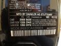  2012 CL 550 4MATIC Magnetite Black Metallic Color Code 183