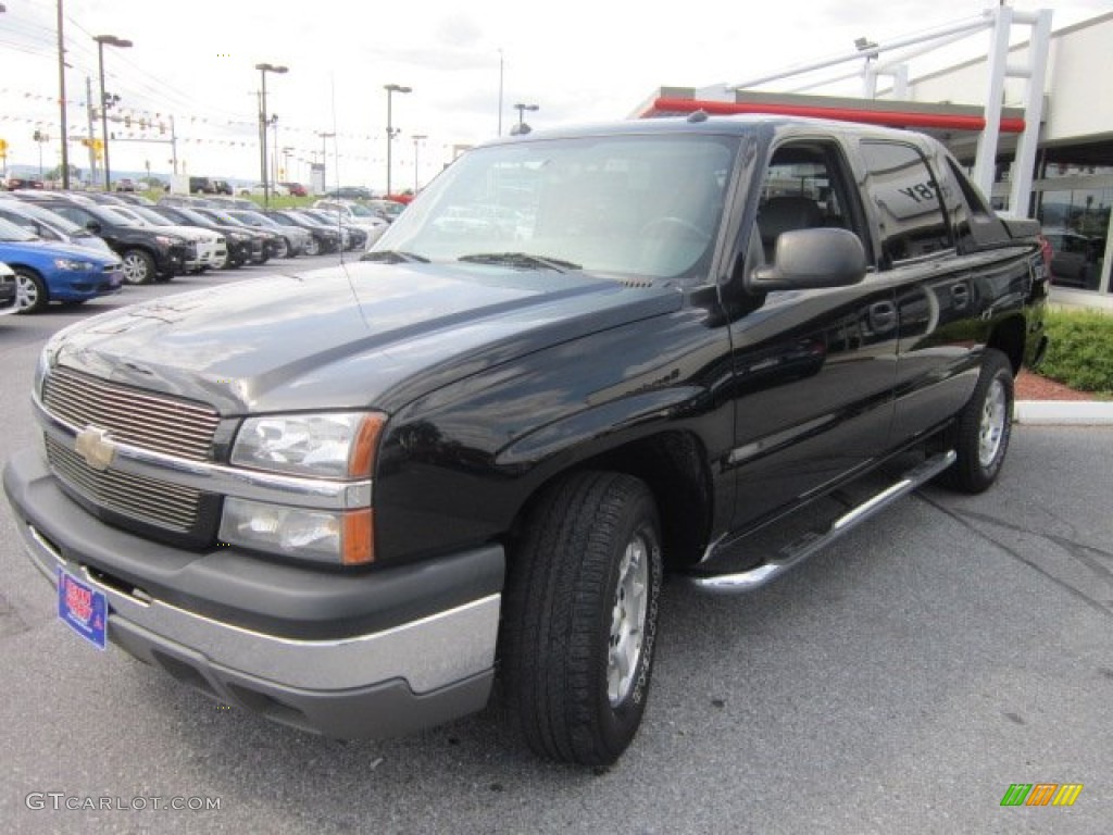 2004 Avalanche 1500 Z71 4x4 - Black / Dark Charcoal photo #1