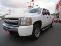 2009 Summit White Chevrolet Silverado 1500 LS Crew Cab  photo #3