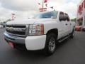 Summit White - Silverado 1500 LS Crew Cab Photo No. 3