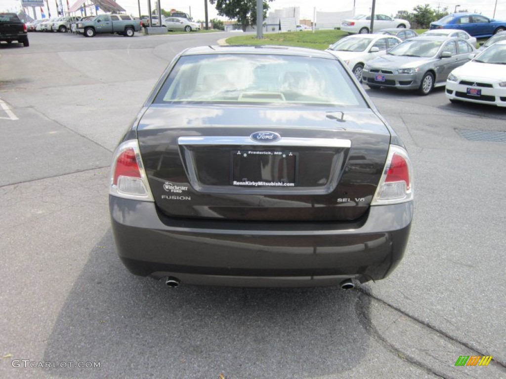 2006 Fusion SEL V6 - Charcoal Beige Metallic / Camel photo #4