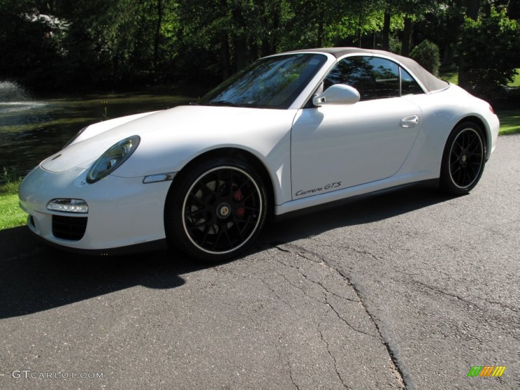 Carrara White 2011 Porsche 911 Carrera GTS Cabriolet Exterior Photo #66738181