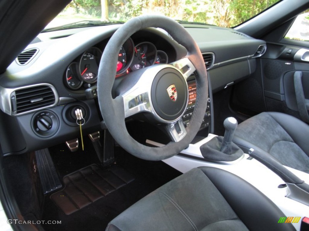 Black Interior 2011 Porsche 911 Carrera GTS Cabriolet Photo #66738334