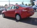 2008 Vermillion Red Ford Focus S Sedan  photo #4