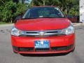 2008 Vermillion Red Ford Focus S Sedan  photo #8