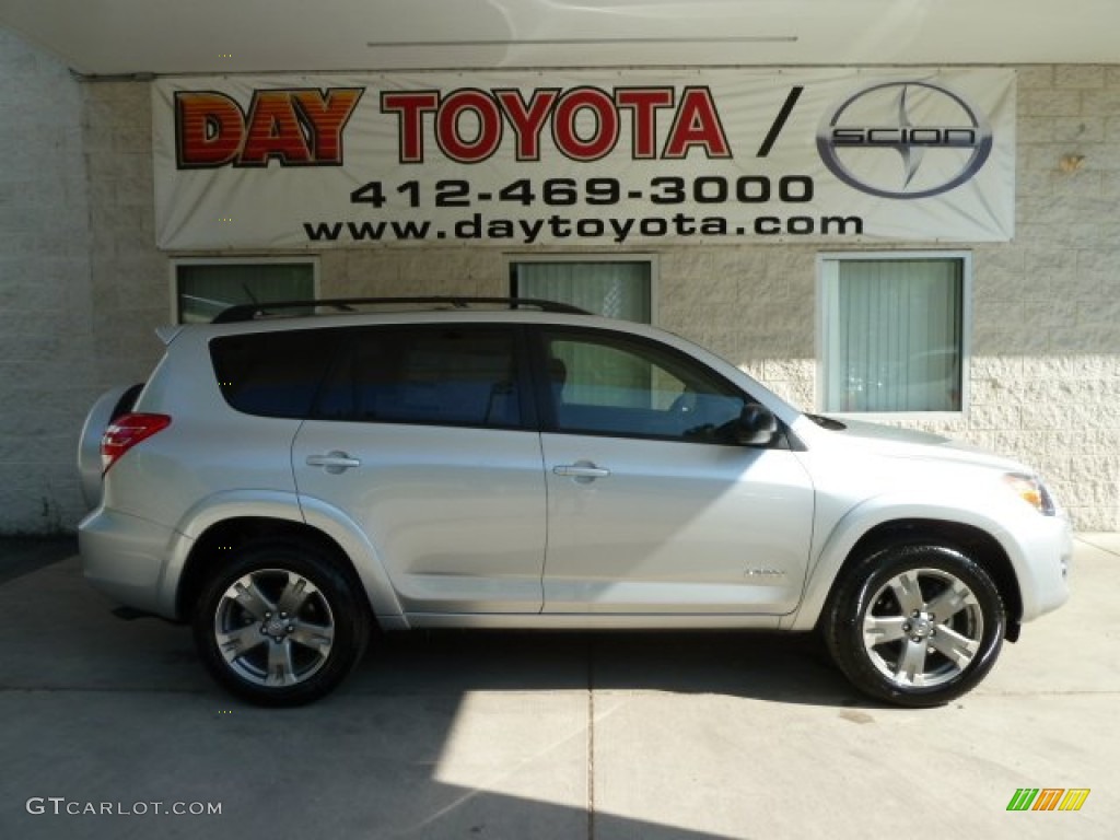 2012 RAV4 Sport 4WD - Classic Silver Metallic / Dark Charcoal photo #1