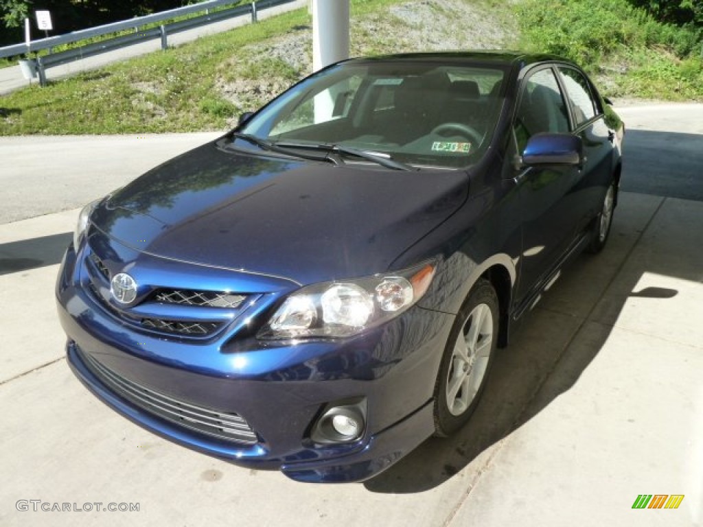2012 Corolla S - Nautical Blue Metallic / Dark Charcoal photo #5