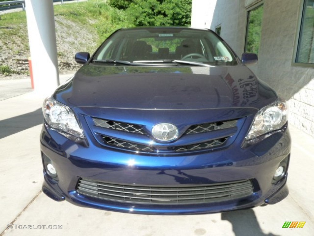 2012 Corolla S - Nautical Blue Metallic / Dark Charcoal photo #6