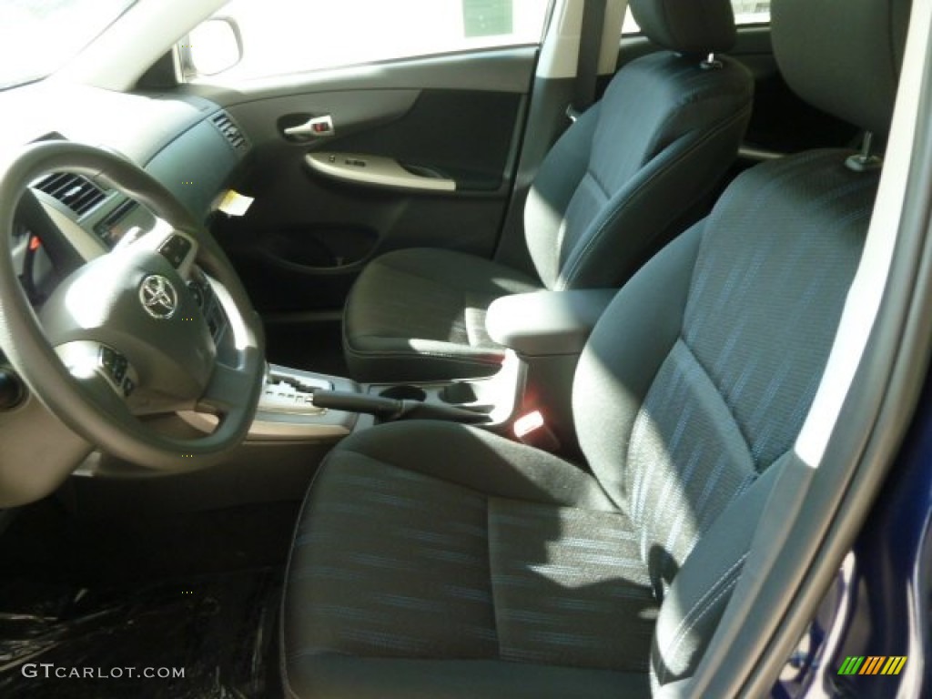 2012 Corolla S - Nautical Blue Metallic / Dark Charcoal photo #8