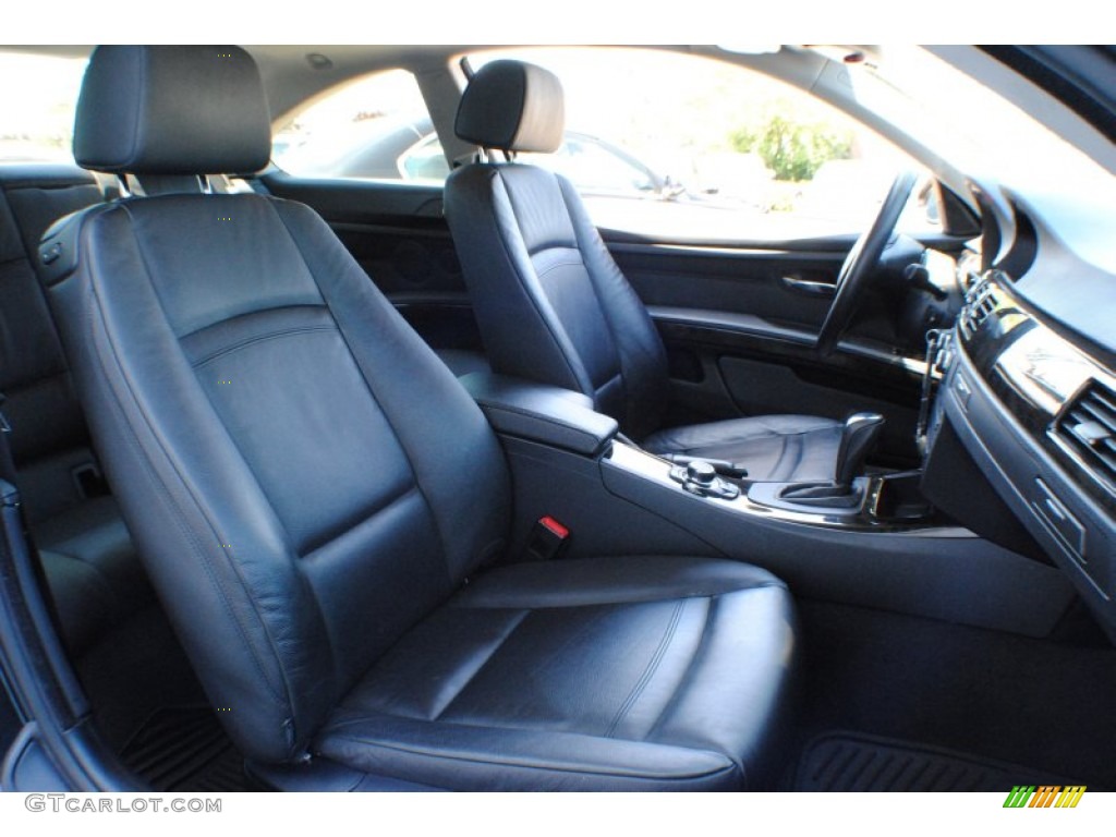 2009 3 Series 328xi Coupe - Black Sapphire Metallic / Black photo #9