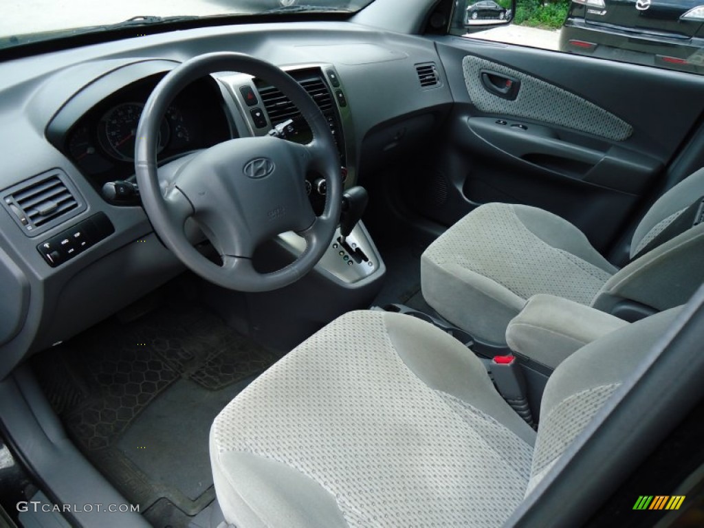 Gray Interior 2005 Hyundai Tucson GLS V6 4WD Photo #66740911
